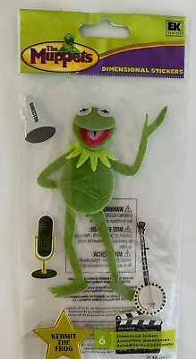 EK Success The Muppets Kermit The Frog Dimensional Stickers DMPJ1 • $9.50