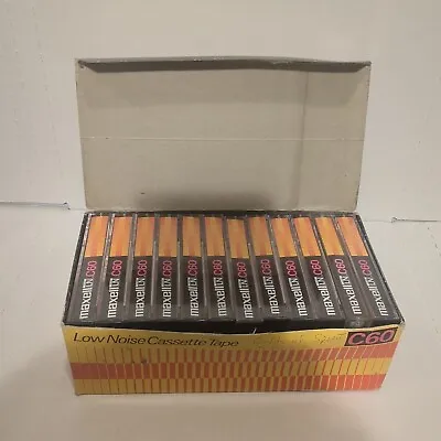 Maxell Ln C60 Used Blank Cassettes Recorded Once Never Played Perfect Condition  • $32