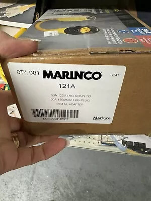 Marinco® 121A - 30A 125V Female To 50A 125/250V Male Pigtail Adapter NEW!!! • $70