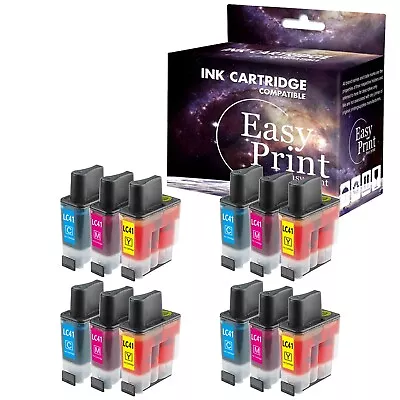 12PK LC41 LC-41 Ink Cartridge For DCP-110C DCP-120c Intellifax 1840C MFC-5440CN • $16.99