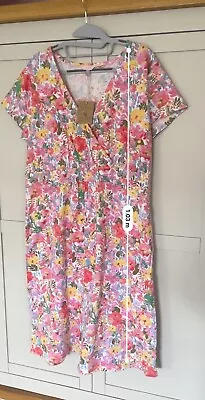 JOULES Size 18 Floral Summer Dress • £8