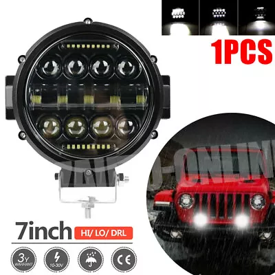 7inch LED Driving Light Flood Combo W/DRL LED Round Work Spotlight Vehicle 12V • $44.79