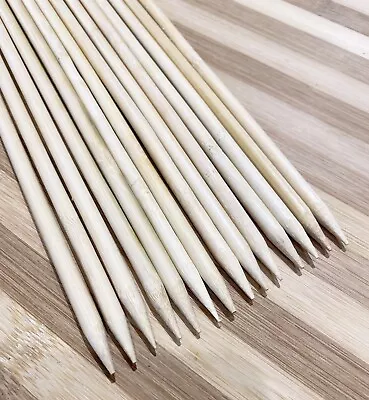 £3.99 • Buy Extra Thick Jumbo Wooden Bamboo Skewers Roasting Sticks 14” Heavy Duty Safe X 25