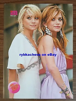 MARY-KATE ASHLEY OLSEN TWINS Poster From Hungarian Magazine ExRare! • $9.95