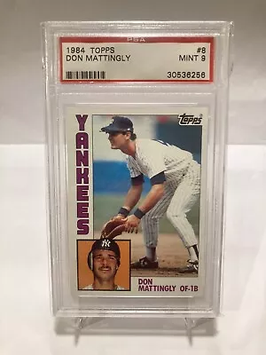 Don Mattingly 1984 Topps #8 RC ROOKIE PSA 9  • $39