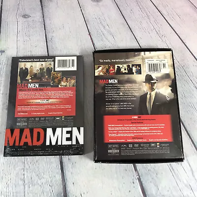 MAD MEN Season 1 And Season 2 DVD Set TV Series - 8 Discs • $8.99