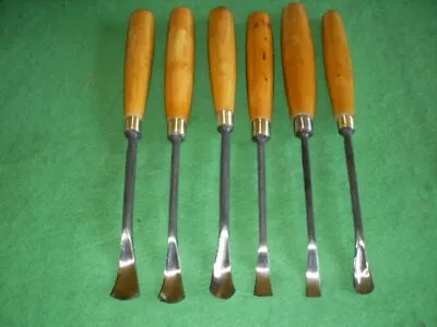 Nice Set Vintage Carving Spoon Gouges Sorby Addis In Great Condition Circa 1900 • $35.81