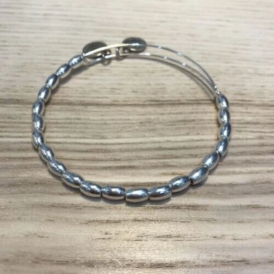 $20 • Buy ALEX AND ANI Classic Jordan Beaded Bangle Bracelet Rafaelian Silver