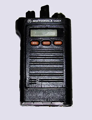 $79.95 • Buy Motorola H43QXJ7139CN Saber Model II VHF-HI Portable Radio With Encryption