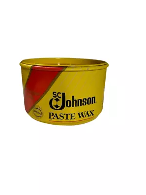 SC Johnson Paste Wax 16 Oz Wood Metal Leather Plastic Discontinued DENTED NEW • $74.95