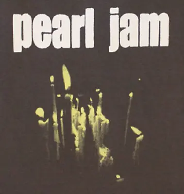 Pearl Jam Candle Music Band Usa Import Cotton St Sleeve  Grey-shirt • $49