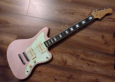 £125 • Buy Harley Benton Jazzmaster JA 60 Shell Pink 