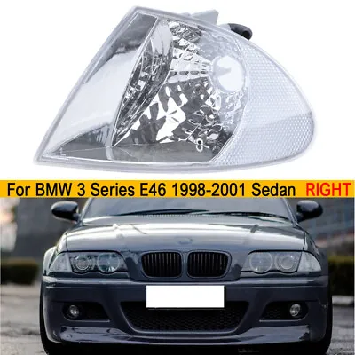 Right Clear Corner Parking Signal Lights For 1999-2001 BMW E46 3-Series Sedan • $19.99