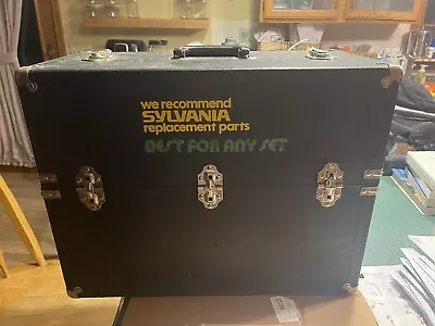 Vintage Sylvania Electronic Vacuum Tube Case With 158 Tubes Nos • $500