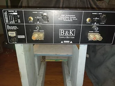 B&K Components LTD Reference 200.2 S2 Stereo Power Amp Amplifier • $750