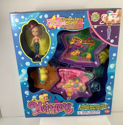 NIB 1997 Vintage Cap Toys Merwees Seashell Collection Birthday Party D1 • $115.96