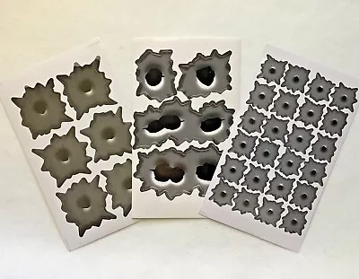 $5.59 • Buy 3pcs Water Proof Fake Bullet Hole Sticker For Car / Laptop / Window St-6A-M2