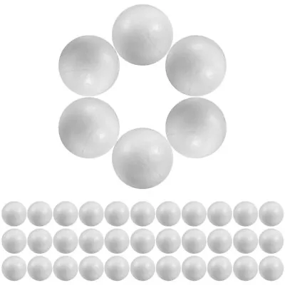 100 White Foam Balls For DIY Crafts And Decor (2cm)-GB • $9.30