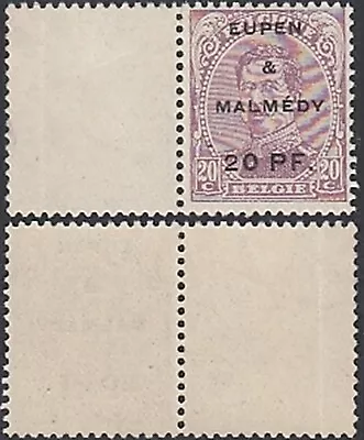 Germany 1920 -MNH Stamp. Mi Nr.: 4 AL. Issue For Eupen And Malmedy (EB) MV-15895 • $25