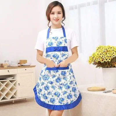 Pockets Kitchen Apron Adjustable Ladies Cooking Accessory For Women • £3.86