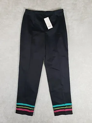 Sigrid Olsen Sport Women's Pants Size 6 Black Cotton Blend NWOT • $10