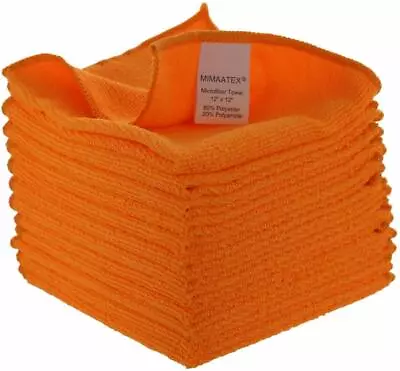 Microfiber Cleaning Cloth-12 Pack-12x12 Inches-Lint Free-Streak Free • $7.99