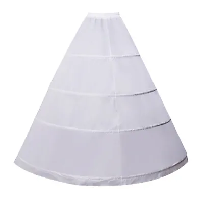 Women4 Hoop Skirt  A-line Petticoat Crinoline Slips Underskirt For Gown Dress • $16.45