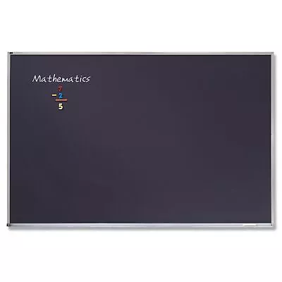 Quartet Porcelain Black Chalkboard Magnetic 4' X 8' Aluminum Frame • $519