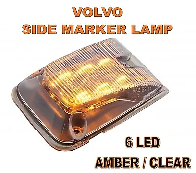 Volvo 6 LED Side Marker Lamp Clear Lens # 20895320 • $22.45