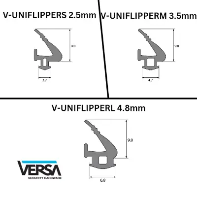 UPVC Window & Door Bubble/Flipper Gasket Draught Seal Double Glazing Rubber • £1.99