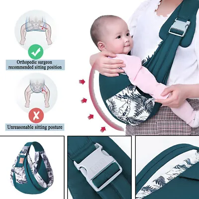 £9.99 • Buy Baby Wrap Newborn Sling Infant Breastfeeding Nursing Cover Carrier Mesh Fabric 