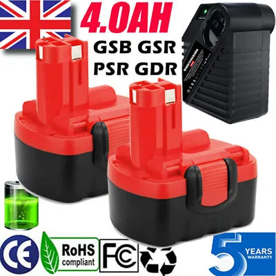 £14.99 • Buy 14.4V 4.0AH Battery For Bosch BAT038 BAT040 BAT041 PSR1440 GSR PSR VE-2/Charger