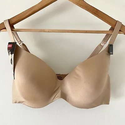 Berlei Barely There Flawless T-Shirt Bra Nude Underwire Size 18D BNWT RRP $59.95 • $36
