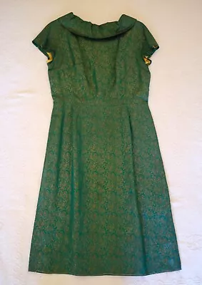 Women's Clothing. Ladies' Vintage Cocktail Dress. Size 14. Hand-made India 1962. • $100