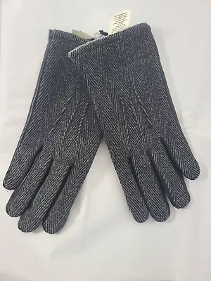 Men's Herringbone Touch Dress Gloves Sherpa Lined - Size S/M • $7.99