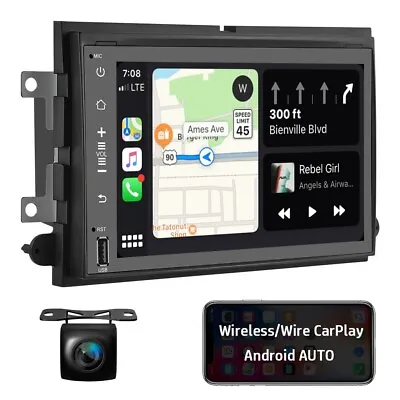 For 2004-2008 Ford F150 F-150 Android Carplay Car GPS Nav Stereo Radio WiFi+Cam • $144.59