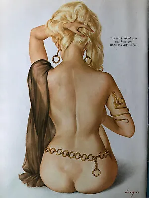 1968 Sexy Playboy Alberto Vargas Pinup Print (PLT) • $5.75