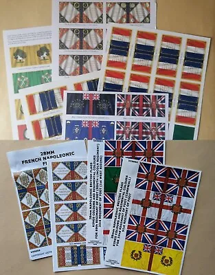 28mm Napoleonic Flag Sheets - Black Powder - Victrix • £1