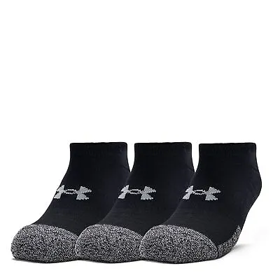 Under Armour Mens Tech NoShow 3 Pack 00 Trainer Socks • £7.99