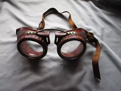 Vintage Plastic Aviation/Motorcycle Goggles • $9.99