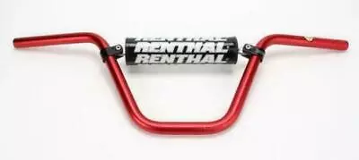 Renthal 7/8 Mini Racer Handlebar 50cc Playbike Bar Bend - Red 797-01-RD-08-219 • $100.76