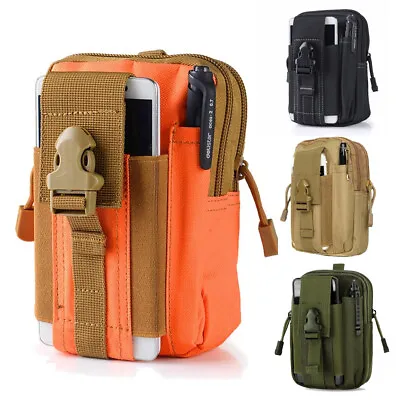Tactical Molle Pouch Phone Case Pistols Guns Concealed Carry Waist Pack/Holster • $8.99