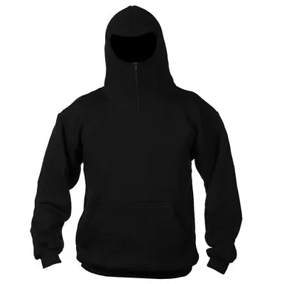 Sweatshirt Bluse Hoodie Ninja Balaclava Mask Hooligans Ultras Fans Tifo Black • £33