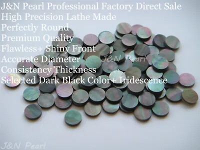 20pcs 5mm Black Mother Of Pearl Inlay Dots For Fretboard Guitar Ukulele Banjo • $6.99