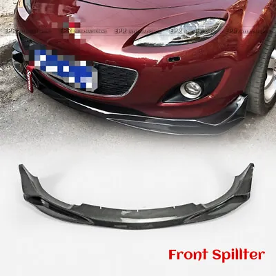 For Mazda MX5 NC2 NCEC Roadster Miata GV Style Carbon Front Lip Under Spoiler • $926