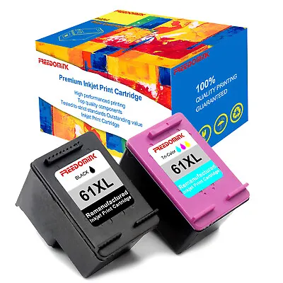 Generic Ink Cartridges For HP 61 Deskjet 1510 2510 2540 3050 Officejet 2620 4630 • $26.18