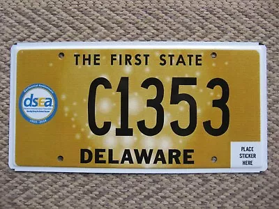 2019 Delaware DSEA Centennial License Plate • $200