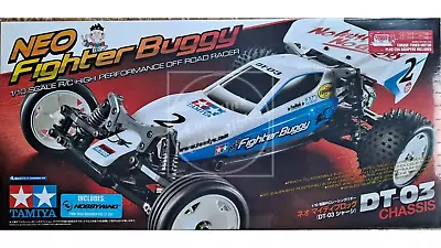 Tamiya 1/10 Neo Fighter Buggy 2WD Kit W/ Motor & ESC DT-03 Chassis #58587-60A • $255.62