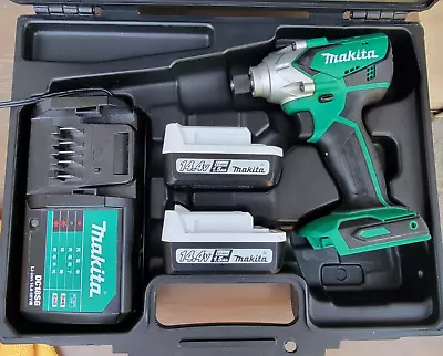 Makita 14.4V Impact Driver Kit  Batteries & Charger M697D Made In Japan • $295