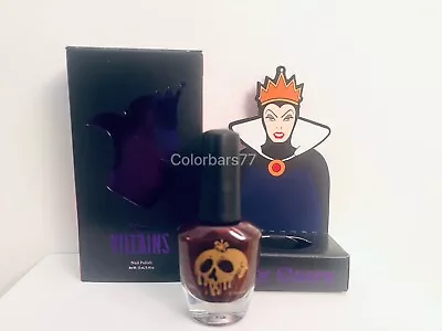 Besame Disney Villains Nail Polish The Queen Poison Apple Red LE New In Box • $19.99